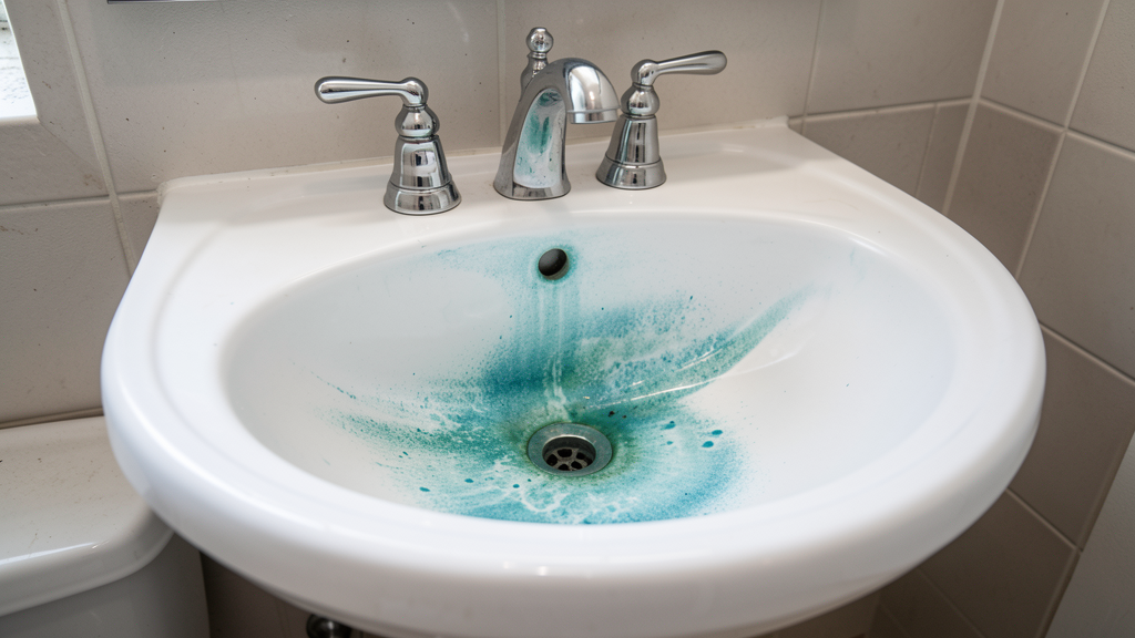 Hard water scale buildup on faucet showing signs of hard water in South Carolina home