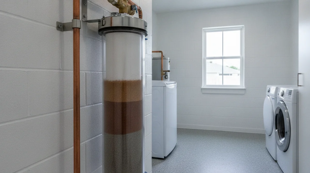Whole house sediment filter for well water in Summerville SC