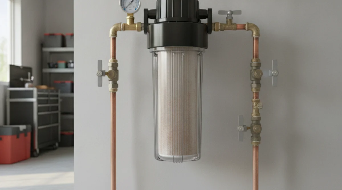 Sediment filter for well water in Bamberg SC