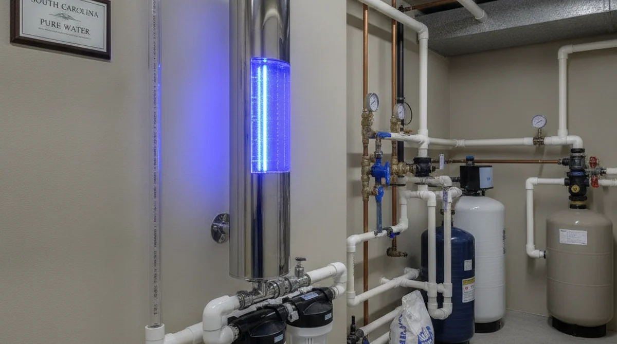 UV water purification system for Bamberg SC well water